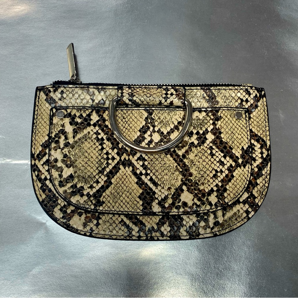 Zara Snakeskin Clutch